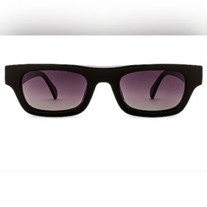 Anine Bing Black and Gold Sunglasses